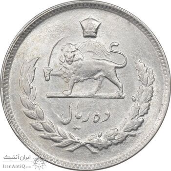 سکه 10 ریال 1352 حروفی - MS61 - محمد رضا شاه سکه 10 ریال 1352 حروفی - MS61 - محمد رضا شاه