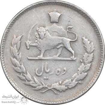 سکه 10 ریال 1350 - EF40 - محمد رضا شاه سکه 10 ریال 1350 - EF40 - محمد رضا شاه