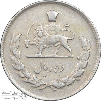 سکه 10 ریال 1349 - EF40 - محمد رضا شاه