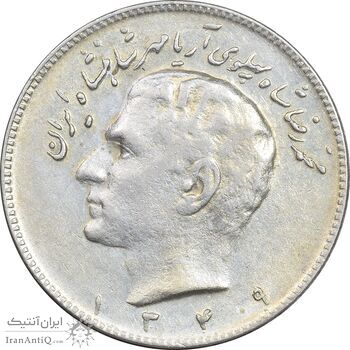 سکه 10 ریال 1349 - VF35 - محمد رضا شاه سکه 10 ریال 1349 - VF35 - محمد رضا شاه