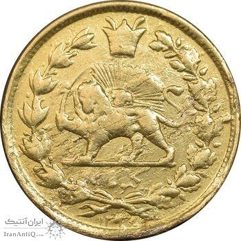 سکه طلا 1 تومان 1330 خطی - VF - احمد شاه