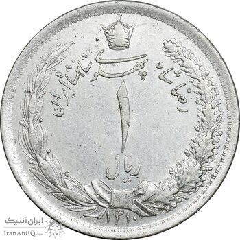 سکه 1 ریال 1310 - EF45 - رضا شاه