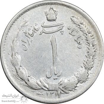 سکه 1 ریال 1311 - EF40 - رضا شاه