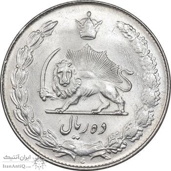 سکه 10 ریال 1339 - MS64 - محمد رضا شاه سکه 10 ریال 1339 - MS64 - محمد رضا شاه