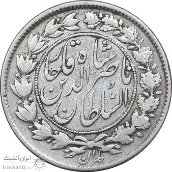 سکه 1000 دینار 1296 - VF35 - ناصرالدین شاه