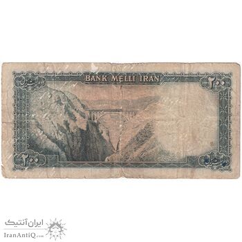 اسکناس 200 ریال سری سوم - تک - F15 - محمد رضا شاه اسکناس 200 ریال سری سوم - تک - F15 - محمد رضا شاه