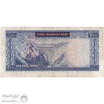 اسکناس 200 ریال (آموزگار - جهانشاهی) - تک - VF25 - محمد رضا شاه اسکناس 200 ریال (آموزگار - جهانشاهی) - تک - VF25 - محمد رضا شاه