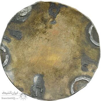 سکه پولکی برنز یادبود نادر شاه - VF - قاجار