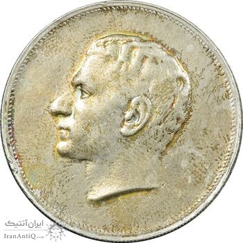 مدال نقره بیست و پنجمین سال سلطنت 1344 - EF - محمدرضا شاه