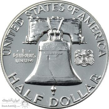 سکه نیم دلار 1960 فرانکلین - MS64 - آمریکا