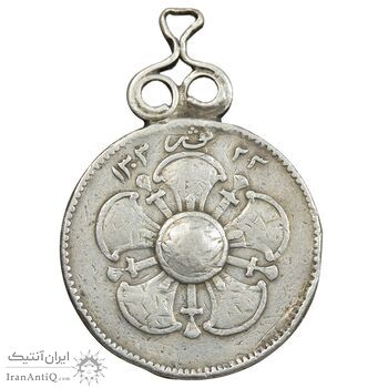 مدال نقره ثور 1303 - VF - رضا شاه