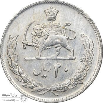 سکه 20 ریال 1352 - عددی - AU55 - محمد رضا شاه سکه 20 ریال 1352 - عددی - AU55 - محمد رضا شاه
