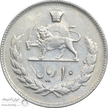 سکه 10 ریال 2535 - EF45 - محمد رضا شاه سکه 10 ریال 2535 - EF45 - محمد رضا شاه