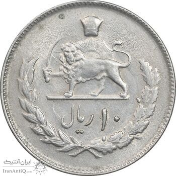 سکه 10 ریال 1354 - MS63 - محمد رضا شاه سکه 10 ریال 1354 - MS63 - محمد رضا شاه