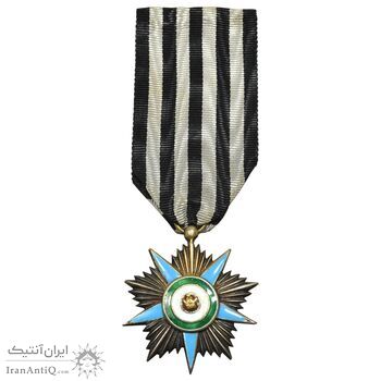 نشان افتخار درجه 2 - با روبان - VF - رضا شاه