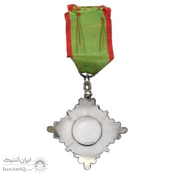 نشان همایونی درجه پنج - با روبان - AU - رضا شاه
