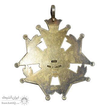 نشان خدمت شهربانی درجه دو - ساخت سوئد - EF - محمد رضا شاه