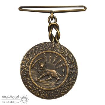 مدال برنز بپاداش خدمت - EF - رضا شاه