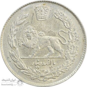 سکه 500 دینار 1333 تصویری - MS62 - احمد شاه سکه 500 دینار 1333 تصویری - MS62 - احمد شاه