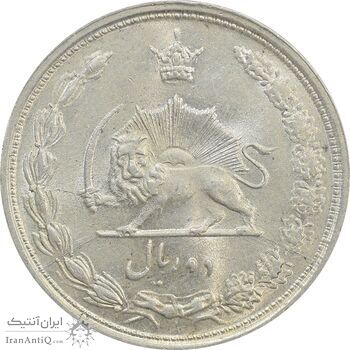 سکه 2 ریال 1313 - MS62 - رضا شاه