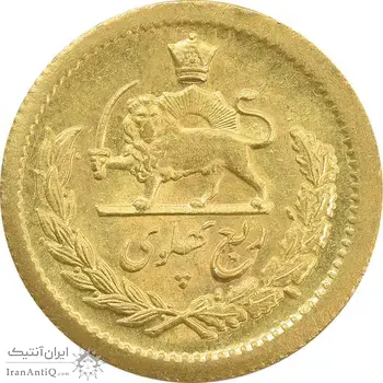 سکه طلا ربع پهلوی 1342 - MS62 - محمد رضا شاه