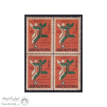 تمبر مسابقات فوتبال جوانان آسیا 1352 - محمدرضا شاه