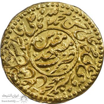 سکه طلا پولکی امام رضا (ع) 1310 - ضرب مشهد - UNC - ناصرالدین شاه