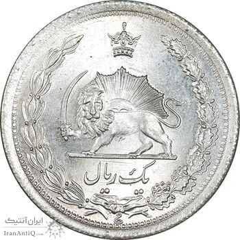 سکه 1 ریال 1312 - MS65 - رضا شاه