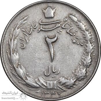 سکه 2 ریال 1349 - EF45 - محمد رضا شاه