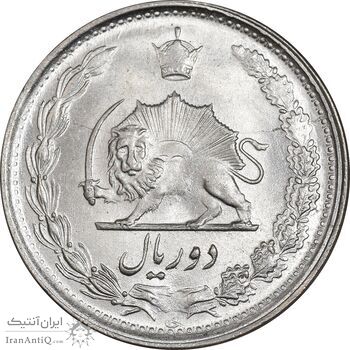 سکه 2 ریال 1340 - MS65 - محمد رضا شاه