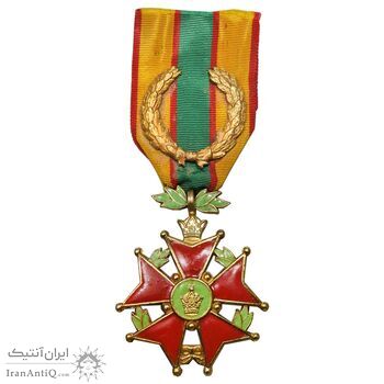نشان خدمت شهربانی درجه یک - ضرب ایران - AU - محمد رضا شاه