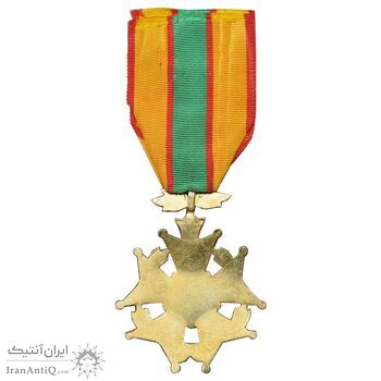 نشان خدمت شهربانی درجه یک - ضرب ایران - AU - محمد رضا شاه