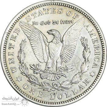 سکه یک دلار 1921 مورگان - AU50 - آمریکا