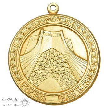 مدال آویز پانزدهمین دوره مسابقات فوتبال جوانان آسیا - طلایی - MS61 - محمد رضا شاه مدال آویز پانزدهمین دوره مسابقات فوتبال جوانان آسیا - طلایی - MS61 - محمد رضا شاه