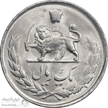 سکه 1 ریال 1335 مصدقی - MS61 - محمد رضا شاه