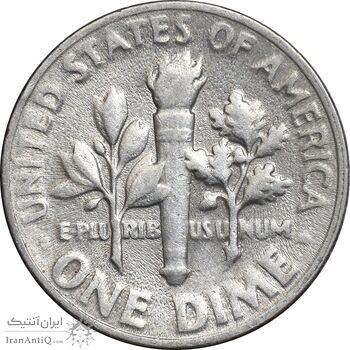 سکه 1 دایم 1966 روزولت - EF45 - آمریکا