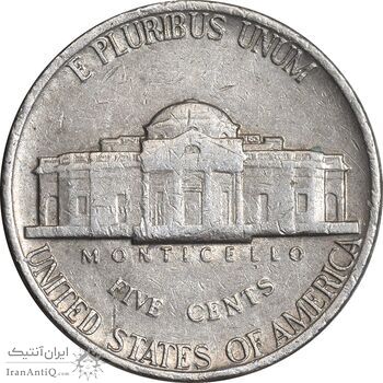 سکه 5 سنت 1978 جفرسون - EF45 - آمریکا