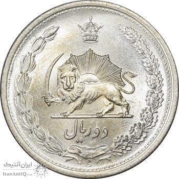 سکه 2 ریال 1310 - MS65 - رضا شاه