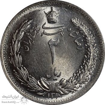 سکه 2 ریال 1310 - MS65 - رضا شاه