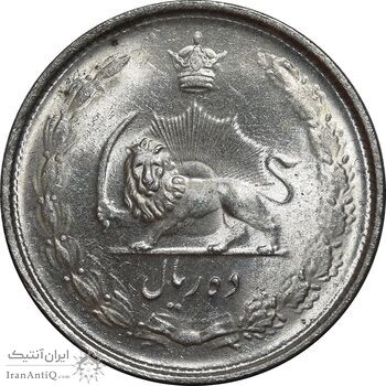 سکه 10 ریال 1324 - MS63 - محمد رضا شاه