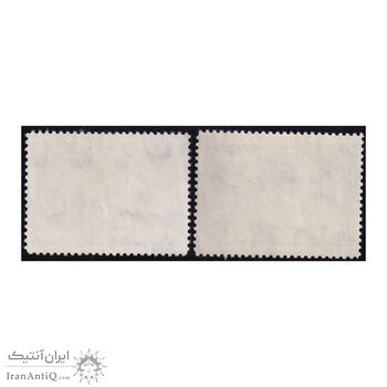 تمبر ورود ملکه الیزابت دوم به ایران 1339 - محمدرضا شاه