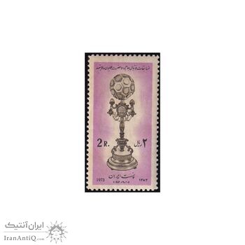 تمبر مسابقات فوتبال 1352 - محمدرضا شاه