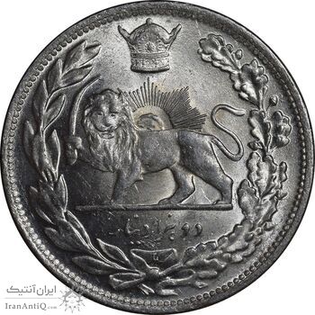 سکه 2000 دینار 1306 تصویری - ضرب لنینگراد - MS63 - رضا شاه