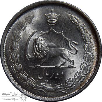 سکه 10 ریال 1324 - MS63 - محمد رضا شاه