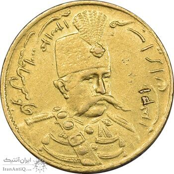 سکه طلا 1 تومان 1321 تصویری - MS61 - مظفرالدین شاه