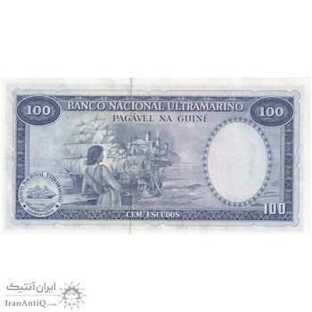 اسکناس 100 اسکودو 1971 قلمرو فرادریایی پرتغال - تک - UNC63 - گینه بیسائو (گینه پرتغالی)