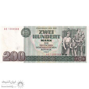 اسکناس 200 مارک 1985 جمهوری دموکراتیک - تک - UNC63 - آلمان