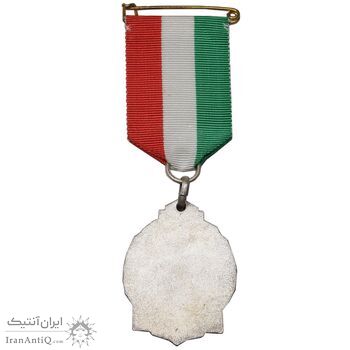نشان کالج دون بوسکو تهران - ضرب فرانسه - نقره ای - AU - محمد رضا شاه