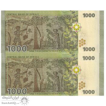 اسکناس 1000 لیره 2013 جمهوری عربی - جفت - UNC62 - سوریه