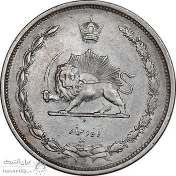 سکه 10 دینار 1310 نیکل - EF45 - رضا شاه